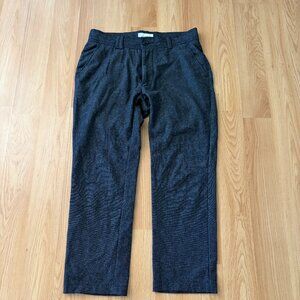 I Love Ugly Men's Size S Wool Blend Trousers Slim Kobe Pant Cropped